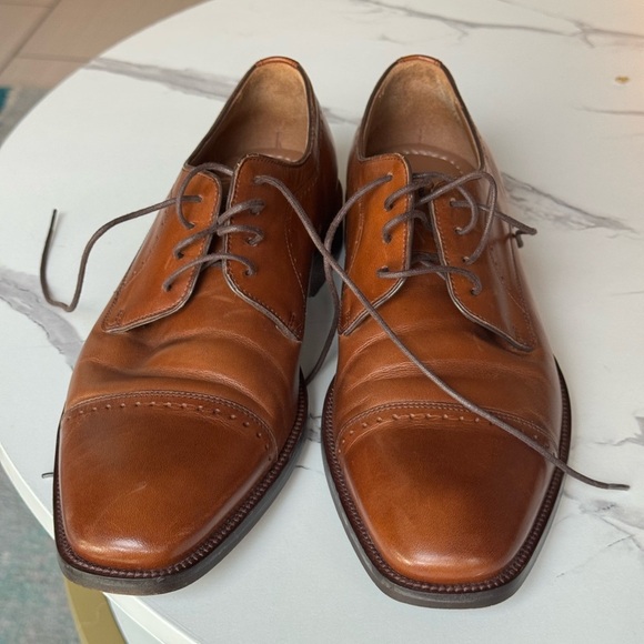 Johnston and Murphy Men's 8.5M Novick Cap Toe Lace Up Oxford Shoes(59 2540) - Picture 9 of 11